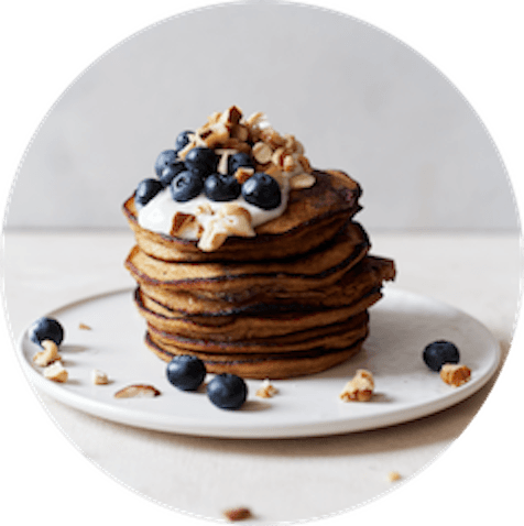 Blueberry pancakes