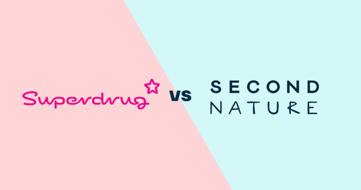 Superdrug vs Second Nature