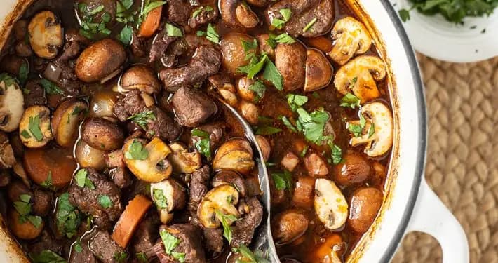 Beef bourguignon