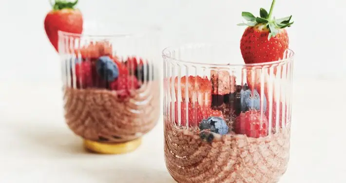 Chocolate chia pudding