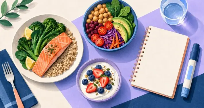 7-day Mounjaro meal plan | Dietitian approved meal plan for weight loss