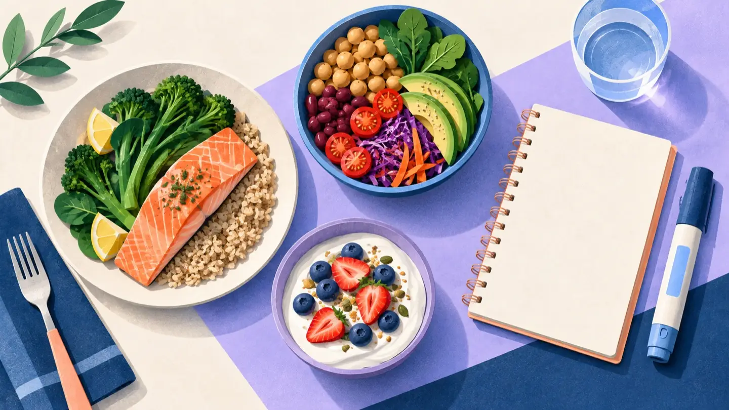 7-day Mounjaro meal plan | Dietitian approved meal plan for weight loss