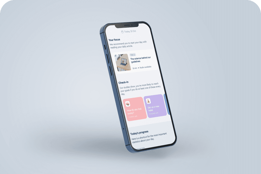 Habit change programme