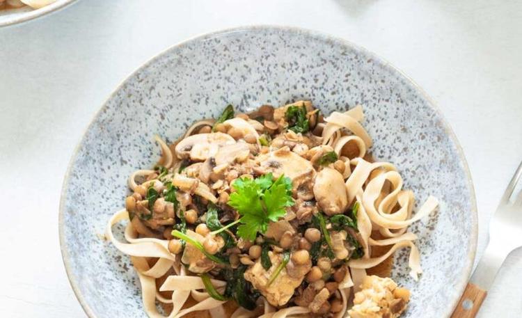 Tempeh is an excellent vegan source of protein with around 20g per 100g. Try this delicious plant-based twist on a classic recipe!