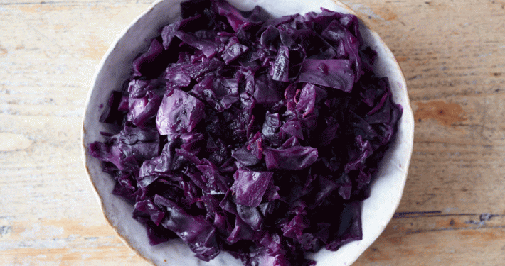 Braised cabbage