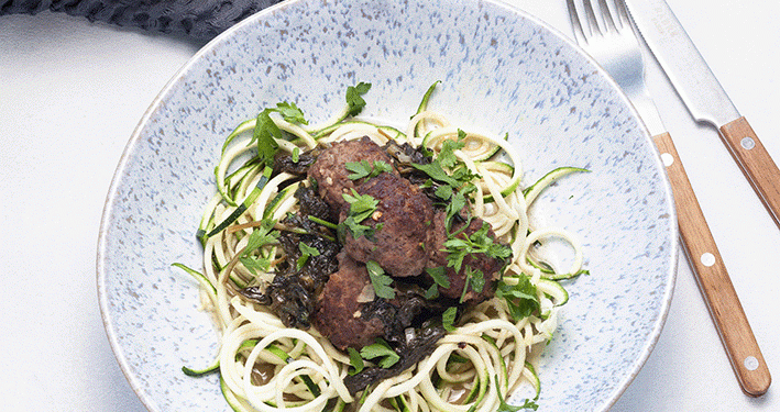 Citrusy meatballs
