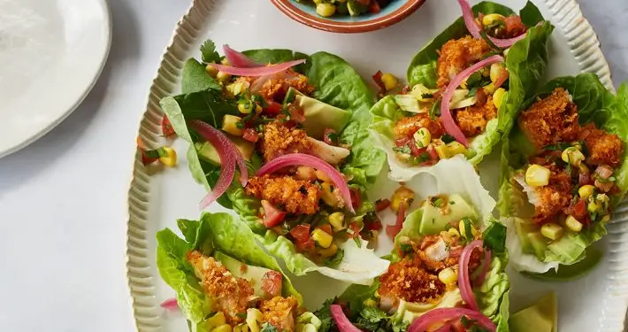 Crispy fish tacos