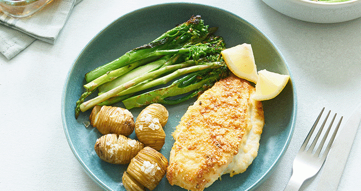 Parmesan crusted chicken