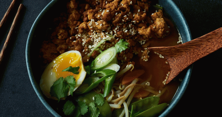 Pork mince ramen