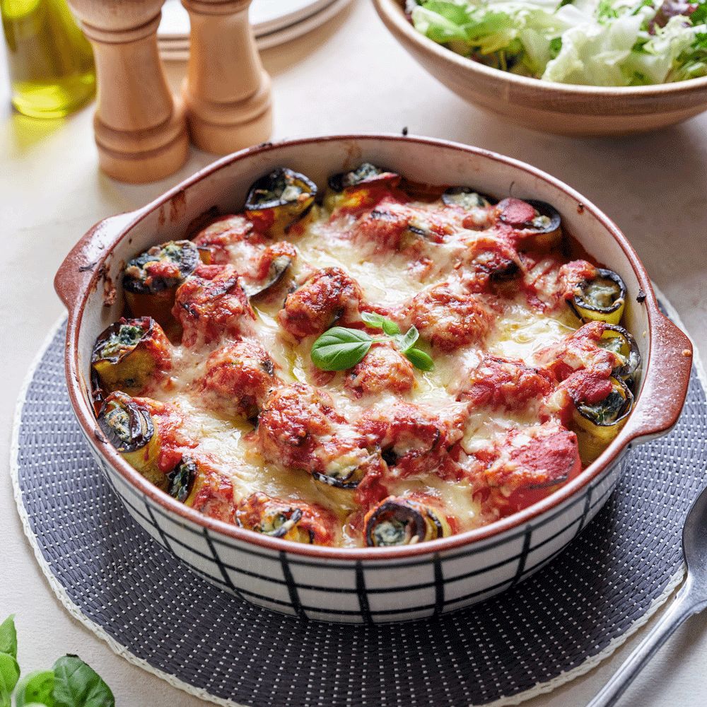 Stuffed aubergine