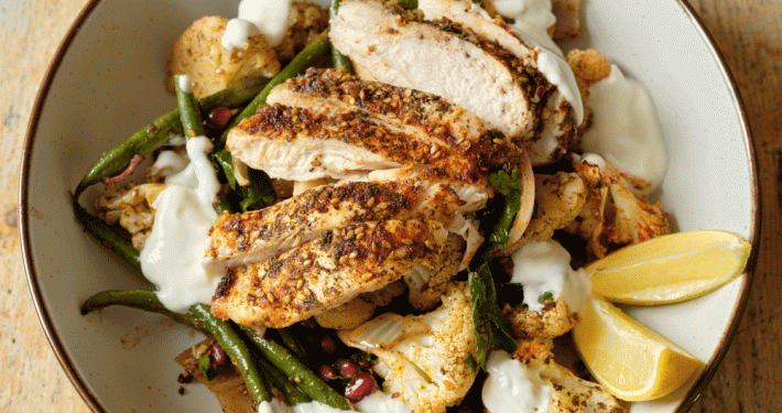 Za’atar chicken salad