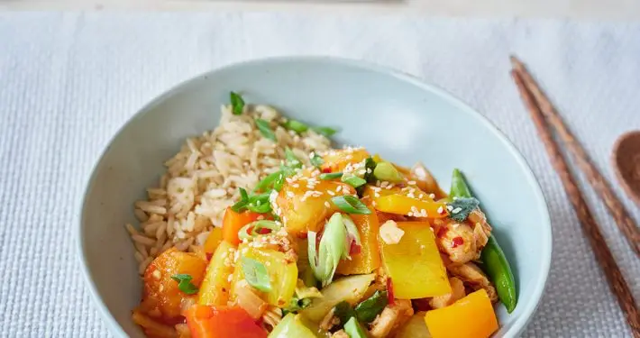 Sweet and sour chicken