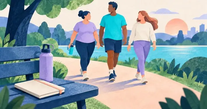 Forming healthy habits with friends and family