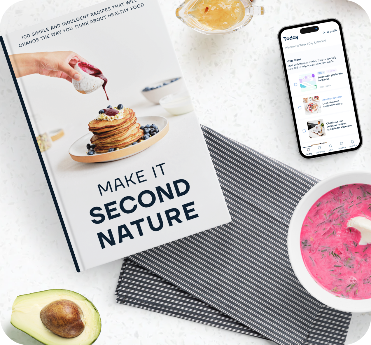 The Make It Second Nature recipe book