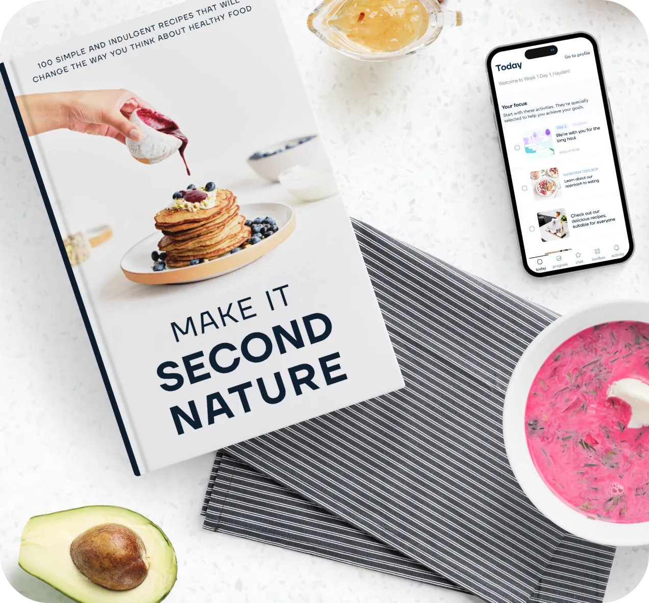 The Make It Second Nature recipe book